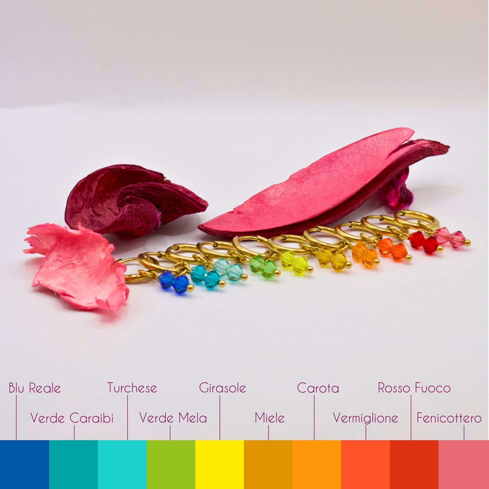 Orecchini Punto Colore Primavera